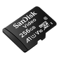 Memoria microSD SanDisk 256GB / Alta Resistencia / Videovigilancia / Clase 10