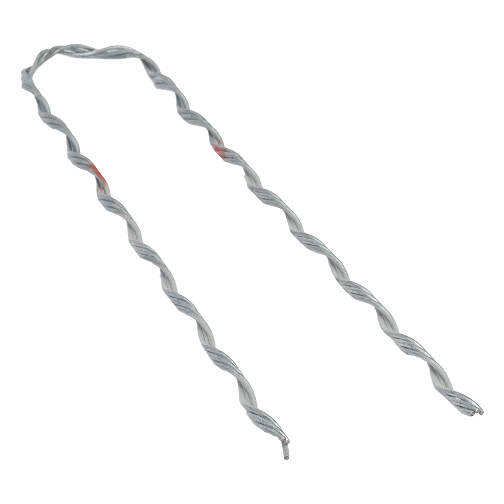 Remate Preformado para Fibra Óptica Figura 8, Span 100 m, para mensajero de acero con diámetro &Phi; 3.6  mm