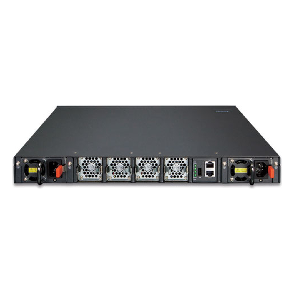 Switch Administrable Stacking Capa 3 de 48 puertos SFP de 10G+, 2 Puertos QSFP+ de 40G, 4 Puertos QSFP28 de 100G, Capacidad de Conmutación de Hasta 1.92Tbps