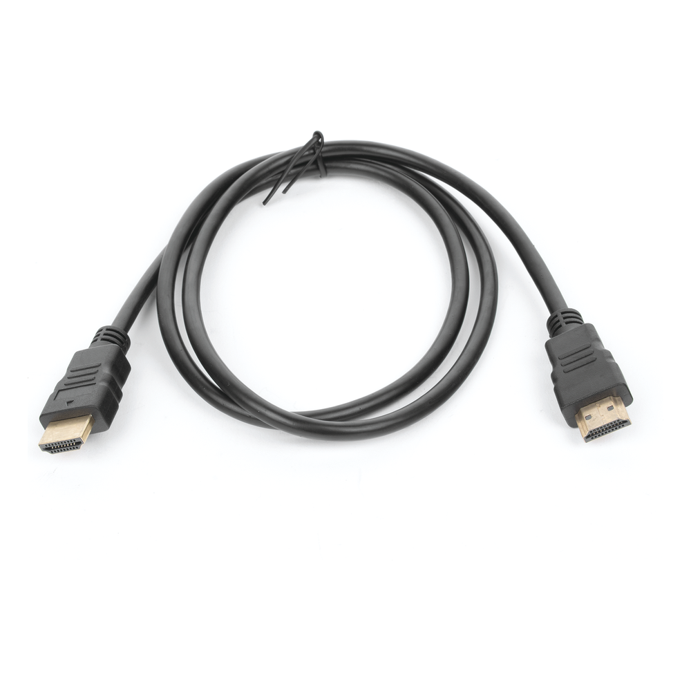 Cable HDMI de 1 Metro (3.28 pies) (High Speed) / Resolución 4K / Soporta Canal de Retorno de Audio (ARC)/ Soporta 3D / Blindado para Reducir Interferencia / Chapado en Oro / Alta Resistencia y Durabilidad.