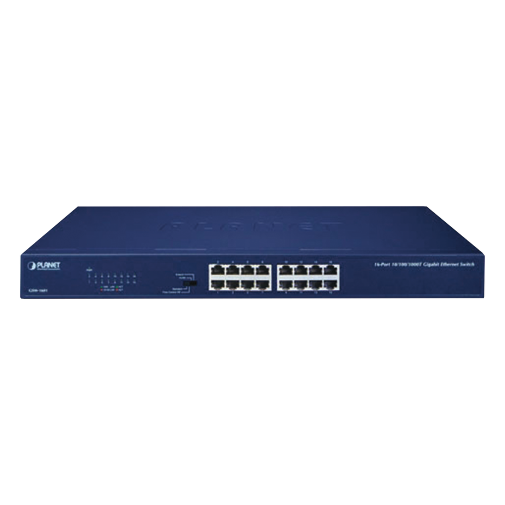 Switch No Administrable Gigabit de 16 Puertos 10/100/1000 Mbps, Con Modo Extendido Para Distancias de Hasta 200 m