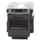 Módulo Jack Keystone Cat6 con Terminación 110 (Punchdown) para Faceplate - Color Negro