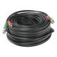 Cable Coaxial (BNC RG59) + Alimentación / SIAMES / 30 Metros (98.43 Pies) / 100% COBRE / Para Cámaras 4K / Uso Interior y Exterior