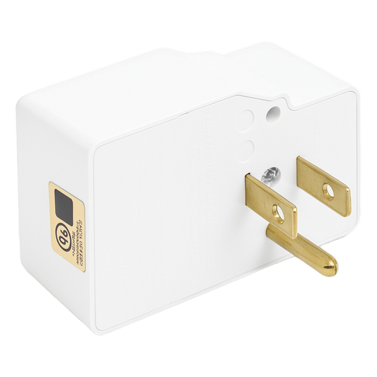 Protector Plug Pared / 120 VCA 15 A / 40,000 A / LED Diagnóstico / Transformadores de Alarma
