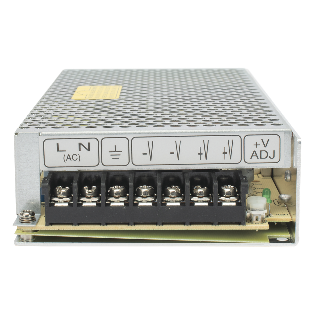 Fuente de poder industrial conmutada / 150W / 48Vcc / 3.2A / Entrada: 85-264Vca / Montaje en chasis