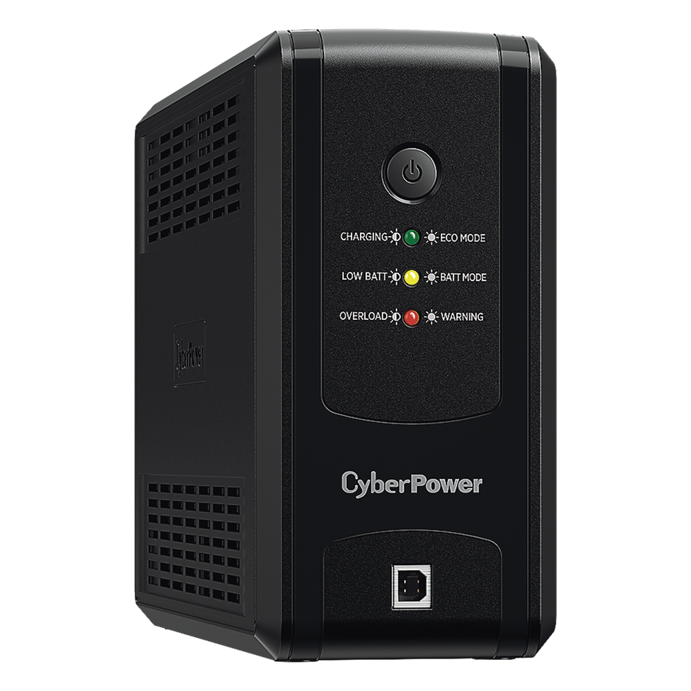 UPS de 750 VA/375 W, Topología Línea Interactiva, Entrada 120 Vca NEMA 5-15P, y 8 Salidas NEMA 5-15R, Puerto USB, Con Regulador de Voltaje (AVR)