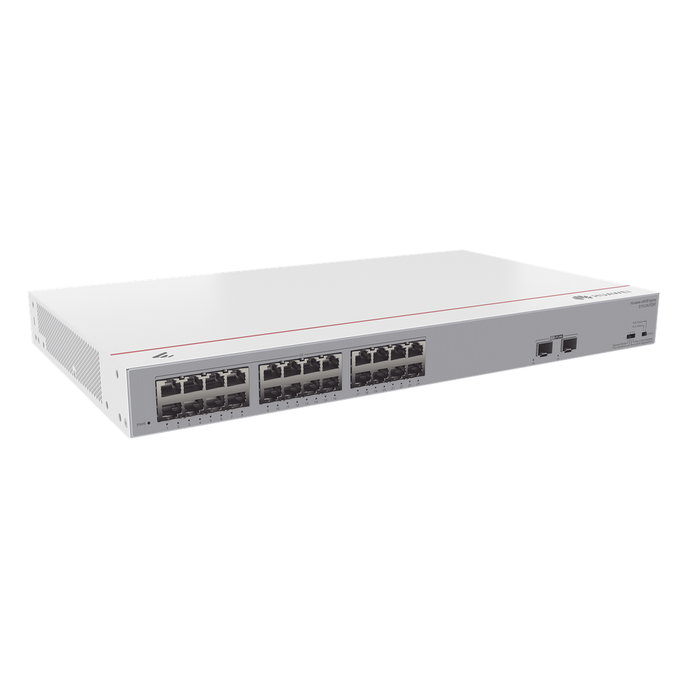 Switch Gigabit No Administrable PoE / 24 puertos 10/100/1000 Mbps (PoE) / 2 Puertos SFP Uplink / 124W