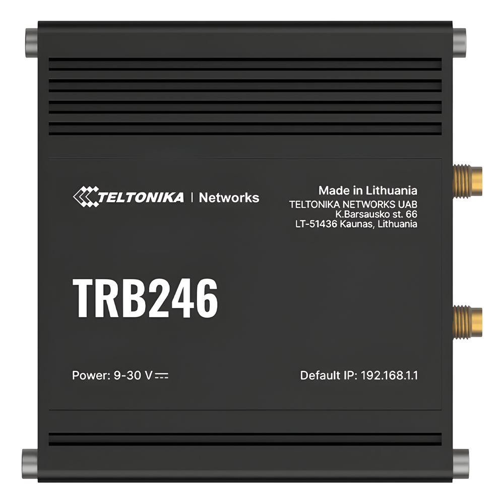 Gateway IoT Industrial/ Doble SIM 4G/ conexión RS232-RS485/ 1 Puerto configurable LAN-WAN