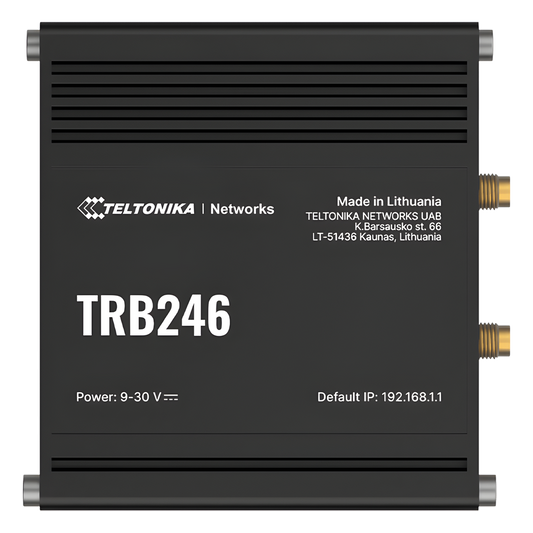 Gateway IoT Industrial/ Doble SIM 4G/ conexión RS232-RS485/ 1 Puerto configurable LAN-WAN