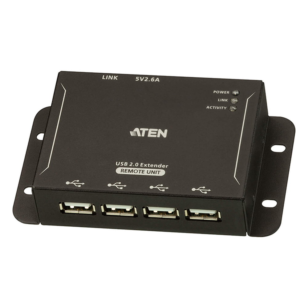 Extensor USB 2.0 |Cat 5| Hub de 4 puertos | hasta 50 metros