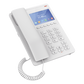 Teléfono IP WiFi Hotelero con pantalla LCD a color, 2 líneas SIP con 2 cuentas, codec Opus, IPV4/IPV6, color blanco, con gestión en la nube GDMS