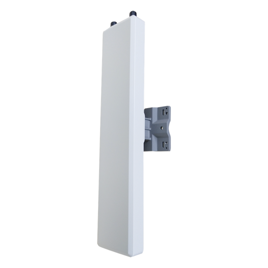 Antena Sectorial de 70° de Apertura en 2.4 GHz de 14 dBi, Conectores N-Hembra, Polaridad Cruzada