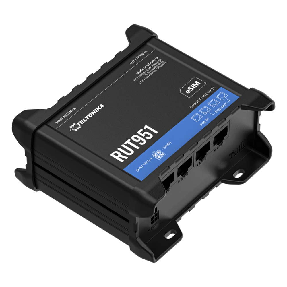 Router PoE 4G Industrial con VPNs Avanzadas / Dual SIM / Soporta eSIM / Gestión Remota (Opcional RMS)