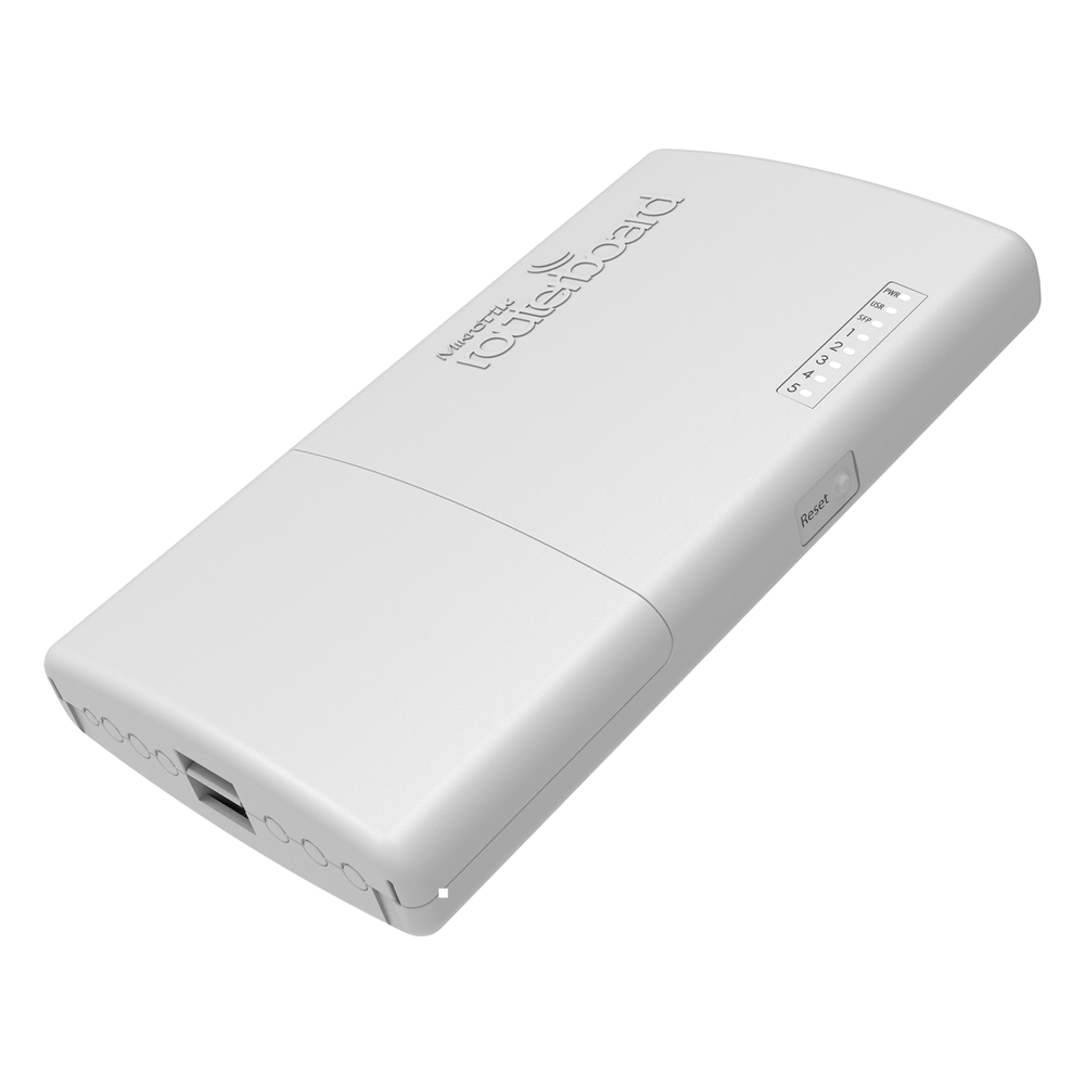 (PowerBox Pro) Router para exterior 5 puertos Gigabit, PoE Pasivo o 802.3af/at