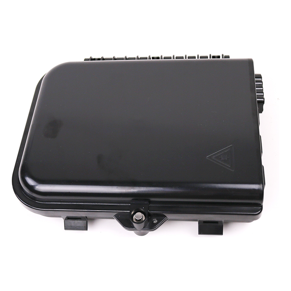 Cierre de Empalme para 24 fusiones de fibra óptica, Interior/Exterior, 3 Entradas para Cable Ø 6-12mm, con 8 acopladores SC/APC y splitter 1x8 SC/APC Incluido, IP65
