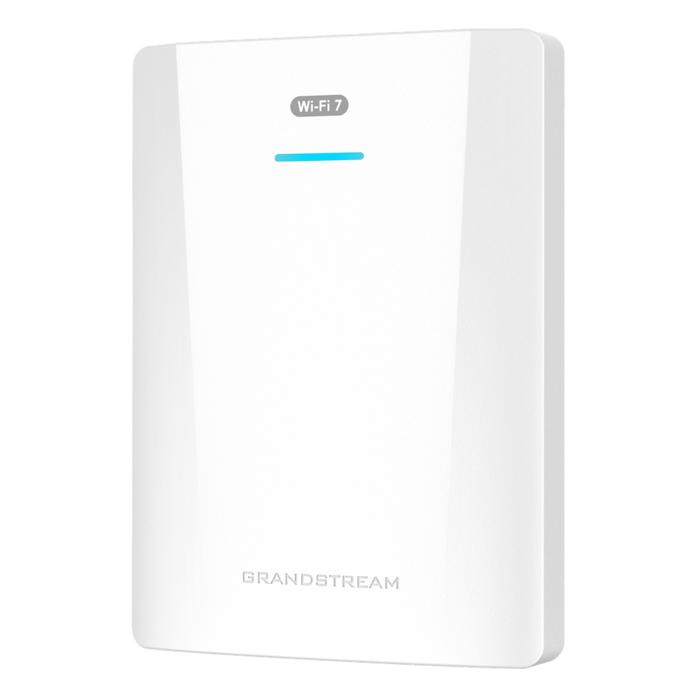 Punto de Acceso Wi-Fi 7 para Pared / GWN7670WM / MIMO 2x2:2 DL-UL OFDMA / Modulación 4096 QAM / 2.5G Ethernet PoE+ / Hasta 256 Clientes / QoS Avanzado / Cobertura 175 mts / Gestión Integrada y en la Nube