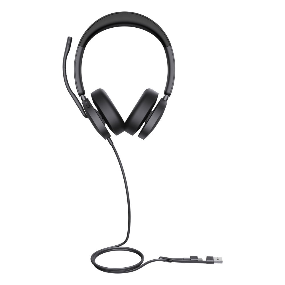 Diadema Yealink UH48 Dual Teams USB-C/A Certificada para Teams y Soporte Multiplataforma UC