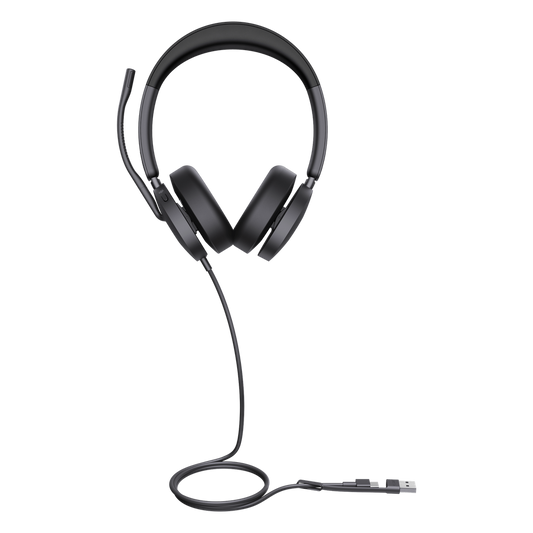 Diadema Yealink UH48 Dual Teams USB-C/A Certificada para Teams y Soporte Multiplataforma UC