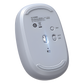 Mouse Inalámbrico 2.4G 800/1200/1600/2400 DPI | Función de 3 botones | Alcance 10m | Silencioso |  Ergonómico | Anti-caída y Anti-interferencias | Batería Alcalina AA incluida  | Color Dusty Blue.