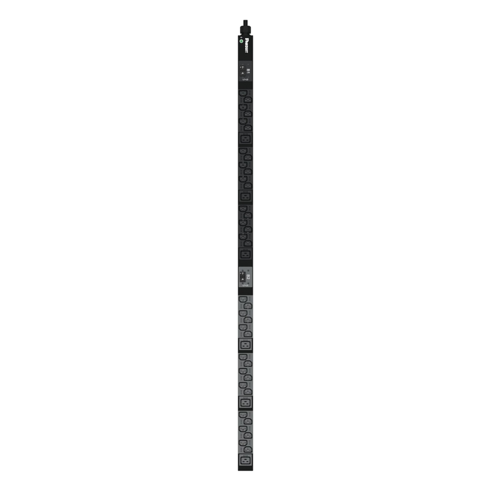 PDU Básico para Distribución de Energía, Enchufe de Entrada NEMA L6-30P, Con 36 Contactos C13 y 6 C19, de Instalación Vertical, 30 Amp, 208 Vca