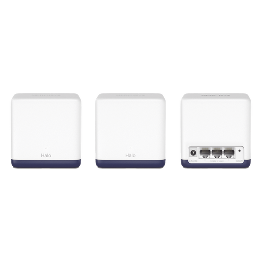 KIT de Sistema Inalámbrico H50G Mesh / Doble banda 2.4GHz y 5GHz AC 1900Mbps / 3 Puertos 10/100/1000 Mbps / Control vía App / Roaming Continuo