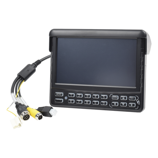 Panel de Control Dáctilar Multifuncional con Monitor de 7" / Soporta Audio de Dos Vías / Compatible con DVR´s Móviles XMR Epcom
