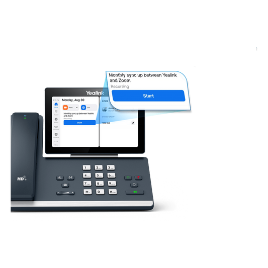 Teléfono IP MP58-WH-E2 con Integración Nativa a Zoom y Tecnología Acoustic Shield de Doble Micrófono