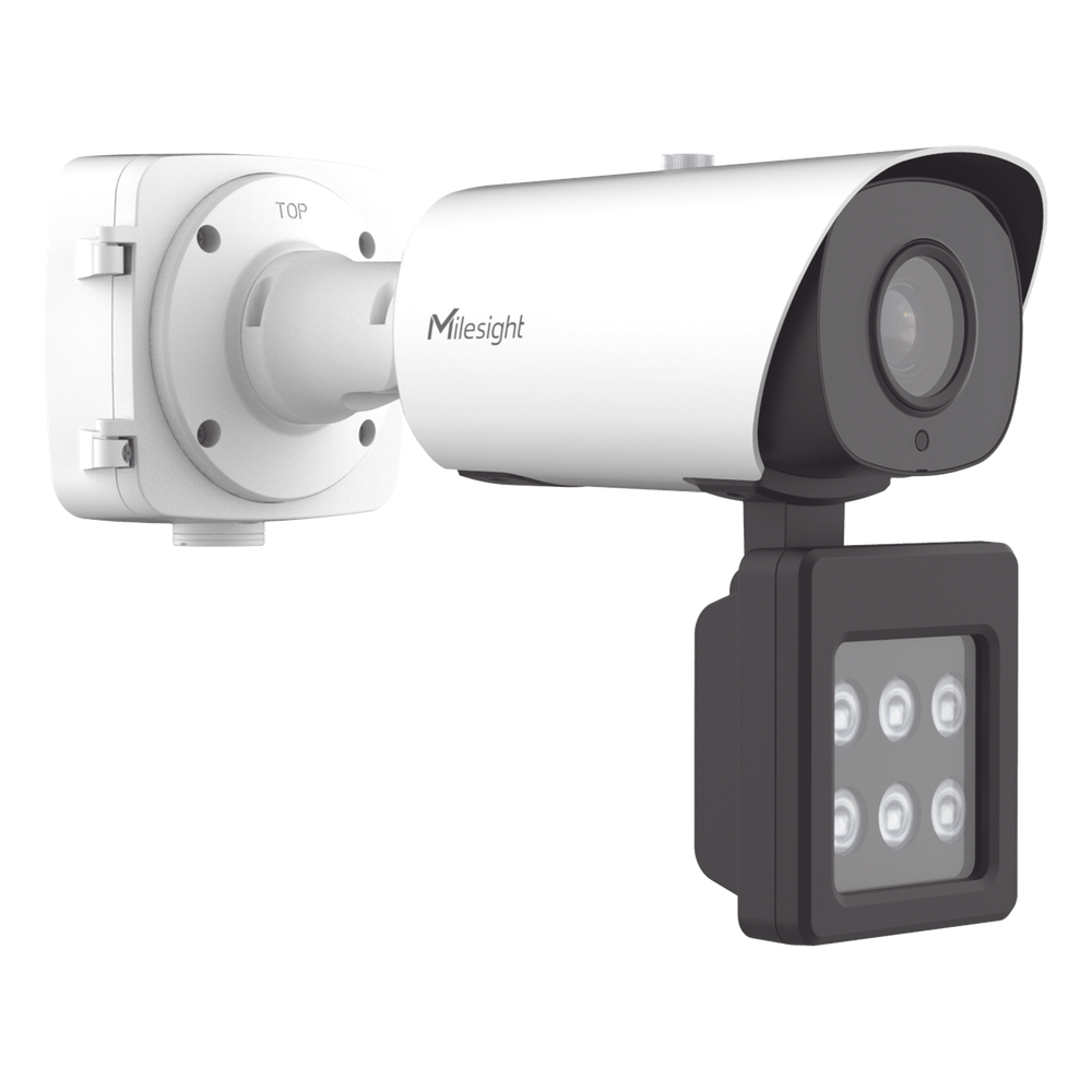 Cámara Bullet AI Road Traffic Pro / LPR en Tiempo Real / Luz Suplementaria IR/Blanca / 90 fps / Starvis 0.002 Lux / Super WDR 140dB / IP67