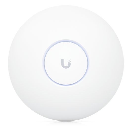 Access Point UniFi U7 Pro Max con 8 streams espaciales / para Techo o Pared / Tribanda (2.4/5/6GHz) / Radio Dedicado a Escaneo Espectral / Puerto 2.5 GbE / +500 clientes / POE+ (No incluido) / Para alta densidad de usuarios en escenarios exigentes
