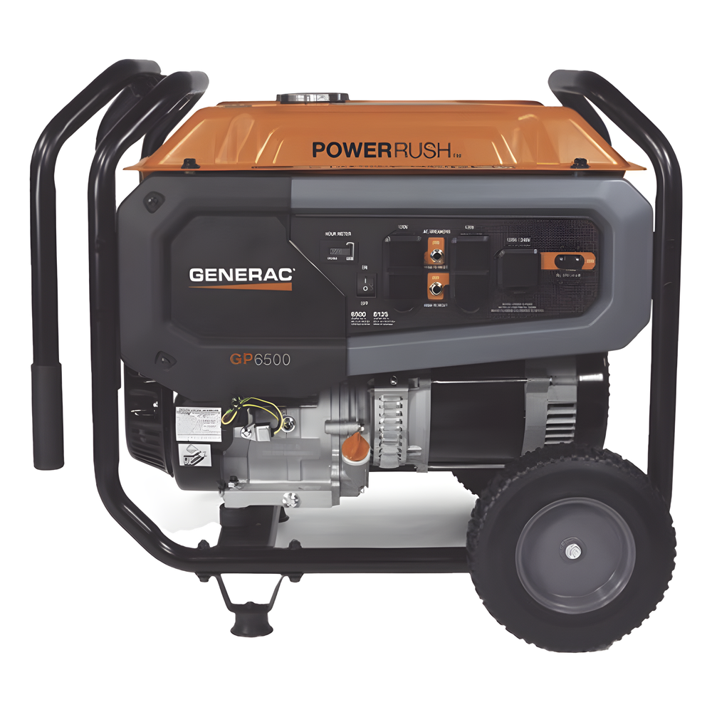 Generador Portátil a Gasolina, 6.5 kW, 120/240Vca, Arranque Manual