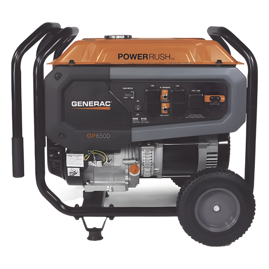 Generador Portátil a Gasolina, 6.5 kW, 120/240Vca, Arranque Manual