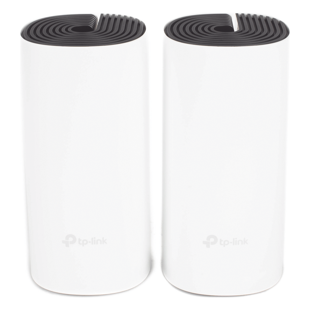 KIT 2 Routers Inalámbricos MESH Interior para Hogar / Doble Banda Wi-Fi 5 AC1200 Mbps / 2 Puerto Gigabit WAN/LAN / 2 Antenas Internas / Administración Mediante la App Deco (iOS, Android)