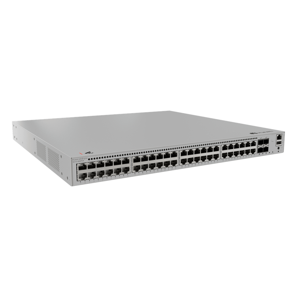 Switch Core/Distribución eKit Administrable / Capa 3 / 48 puertos Gigabit PoE+ + 4 SFP+ / PoE Perpetuo / PoE Budget 849 W / Sin Licenciamiento