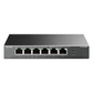 Switch PoE no Administrable de escritorio / 6 puertos 10/100 Mbps / 4 puertos PoE af/at / Presupuesto 67 W / Modo Extensor hasta 250 m / Calidad video prioritaria