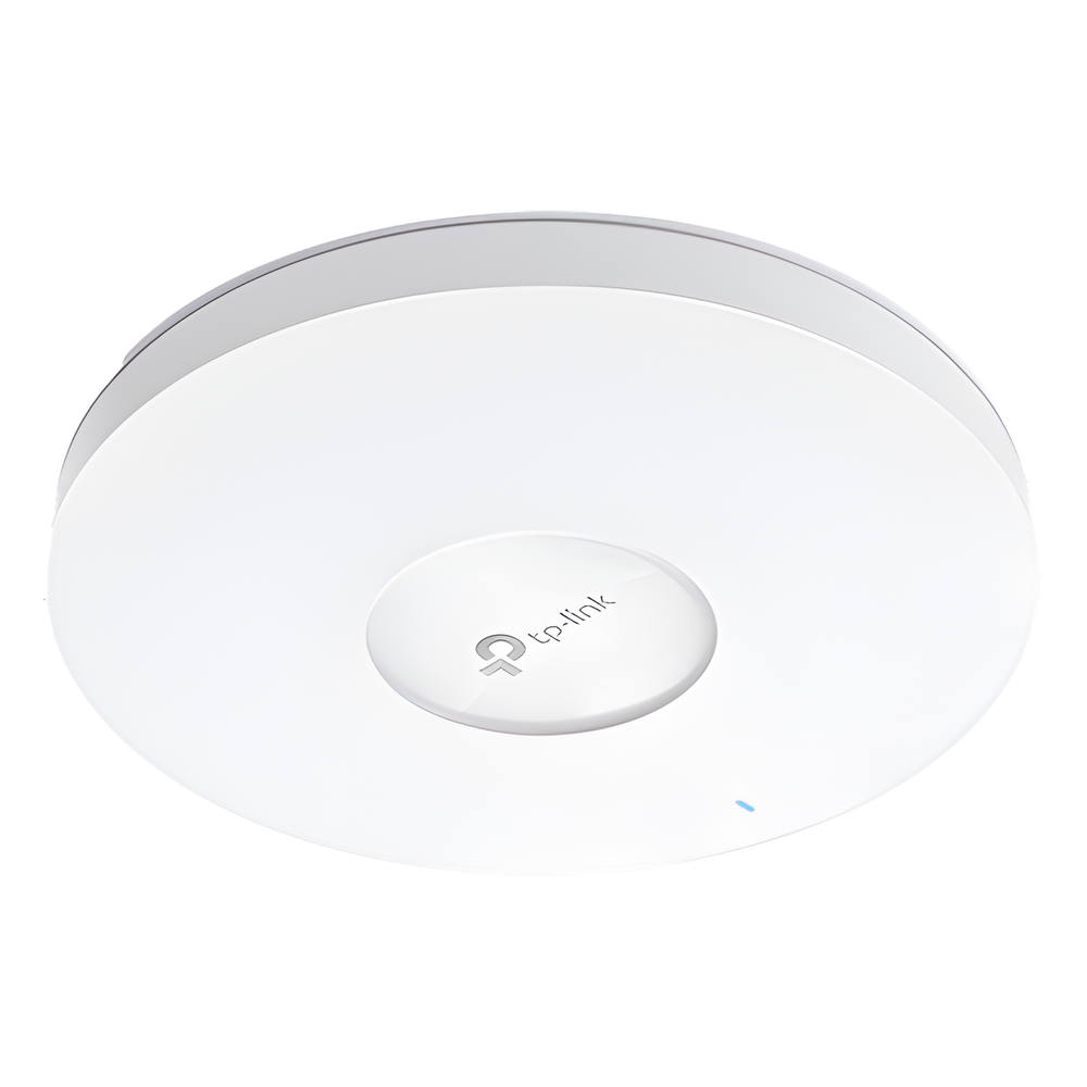 Punto de Acceso Omada / Wi-Fi 6 AX3000 MU-MIMO 4x4 / Mesh Omada / Alta Densidad de Usuarios / Configuración por Controlador o Stand-Alone / Para Montaje en Techo/pared / Alimentación PoE+
