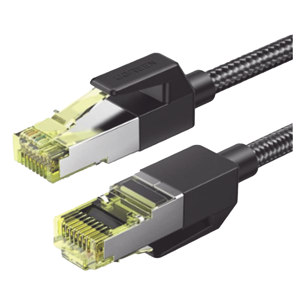 Cable Ethernet Cat7 CLASS F/FTP Redondo con Malla de Nylon 3 Metros (9.84 Pies)