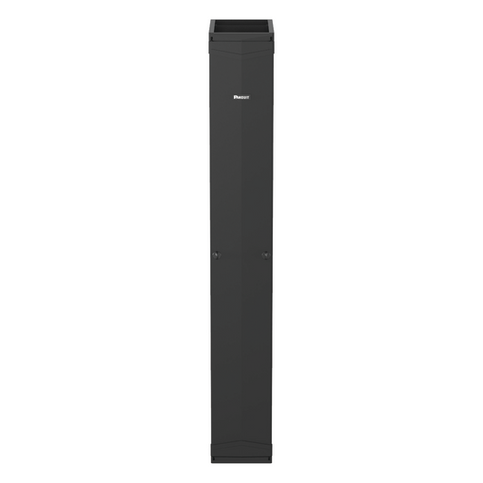 Organizador Vertical PatchRunner™, Doble (Frontal y Posterior), Para Rack Abierto de 45 Unidades, 12in de Ancho, Color Negro