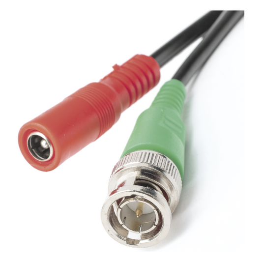 Cable Coaxial (BNC RG59) + Alimentación / SIAMES / 20 Metros (65.62 Pies) / Aleación Cobre + Aluminio CCA / Para Cámaras 4K / Uso Interior y Exterior