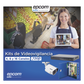 KIT TurboHD 1080p / DVR 8 Canales / 8 Cámaras Bala (exterior 2.8 mm) / Transceptores / Conectores / Fuente de Poder Profesional hasta 15 Vcc para Larga Distancias