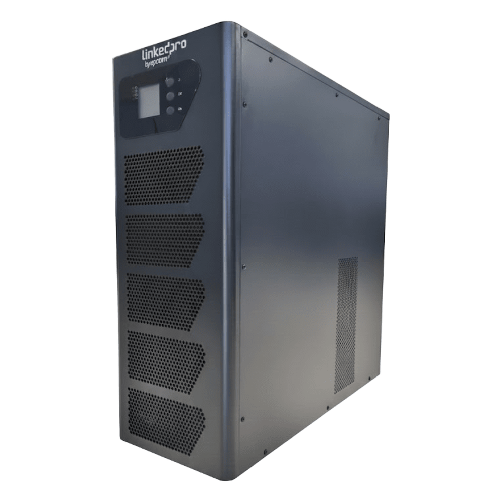 UPS de 6000 VA, Online Doble Conversión, 200 - 240 Vac de Entrada, Fase Dividida 120V/120V + N, sin Baterías con Kit de Cables de Conexión de Baterías