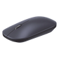 Mouse inalámbrico 2.4 GHz | Ultra Delgado y Silencioso | DPI 1000/1600/2000/4000 (Ajustable)  | Alcance 10m | Scroll de Aluminio | Adaptable a diferentes superficies | Diseño suave al tacto | Contiene Receptor USB | Color Negro.