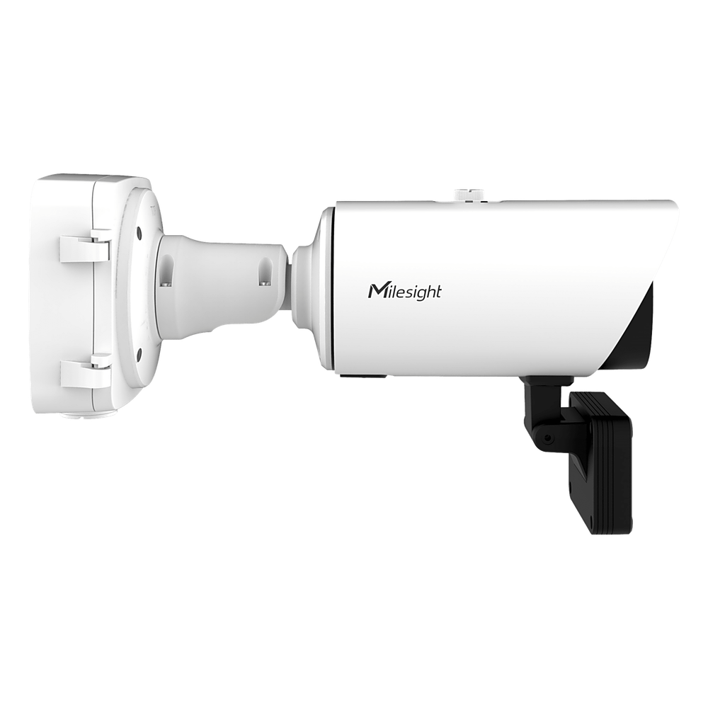 Cámara LPR 4MP / Sensor CMOS 1/1.8" / Zoom Óptico 4X 8-32mm / IR 50 mts (164 ft) / ANPR hasta 40 mts / Cobertura 2 carriles / IP67 IK10 / PoE+ / H.265