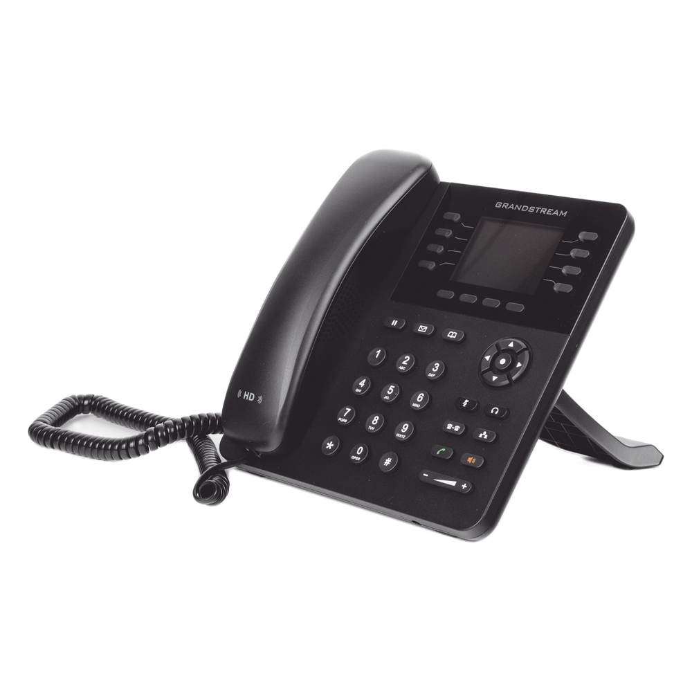 Teléfono IP SMB PoE 8 Líneas 4 Teclas de Función y conferencia de 4 vías. PoE