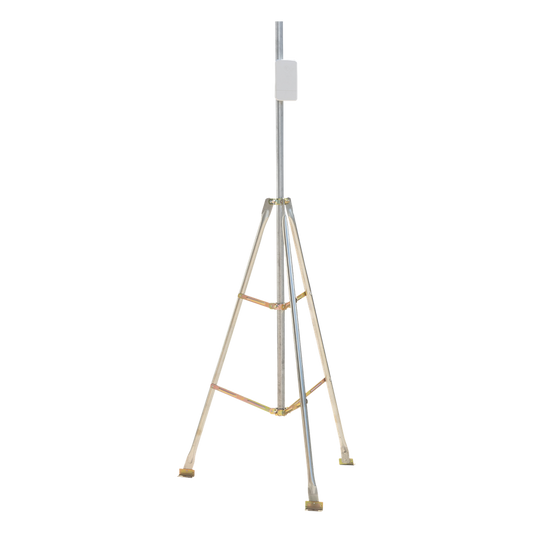 Kit de Montaje de Tripie con Mástil de 3 metros Ideal para instalar Antenas, Radios, Cámaras, etc...