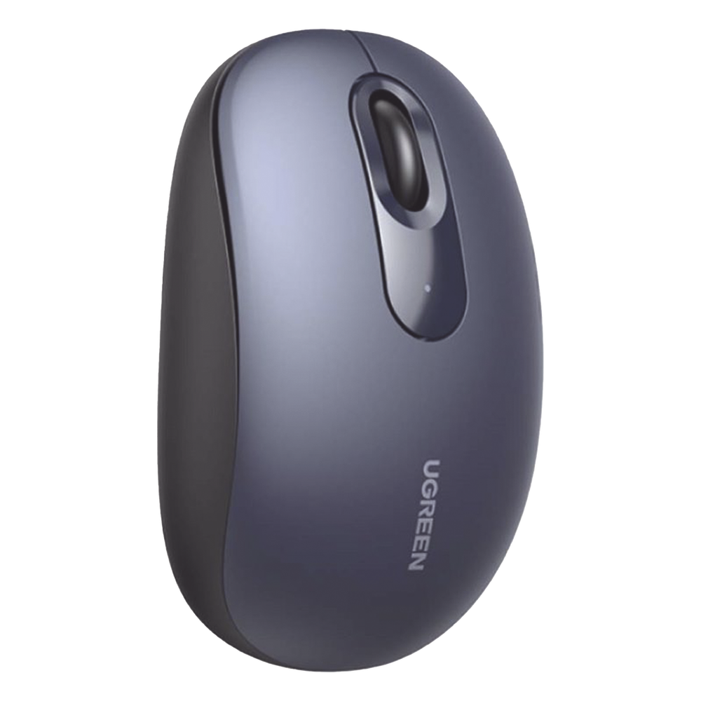 Mouse Inalámbrico 2.4G 800/1200/1600/2400 DPI | Función de 3 botones | Alcance 10m | Silencioso |  Ergonómico | Anti-caída y Anti-interferencias | Batería Alcalina AA incluida  | Midnight Blue.