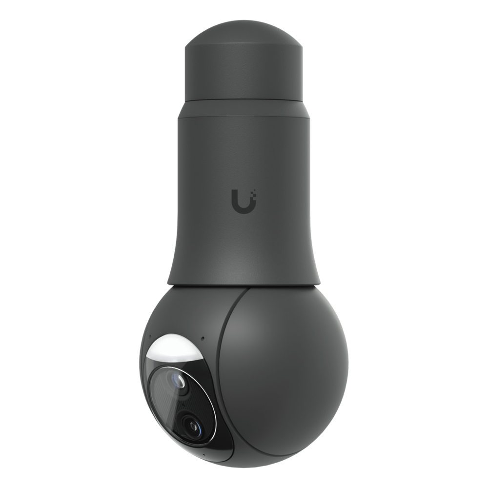 Cámara UniFi Protect G6 PTZ Color Negro, Doble Lente 4K, Zoom Híbrido 10x, Motor AI Multi-TOPS, Visión Nocturna IR 30m, Audio Bidireccional, Protección IP66, Resistencia al Vandalismo IK04