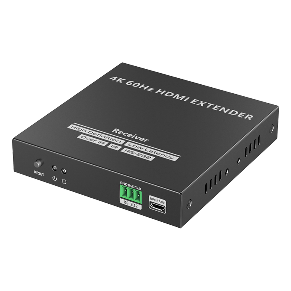 Receptor Compatible para Kit TT582 | 4K @60Hz | Cat 6, 6a y 7 |  hasta 120 metros |