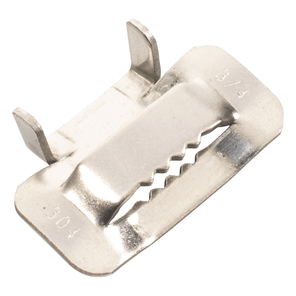 Hebilla de Acero Inoxidable T, 3/4", 100 piezas
