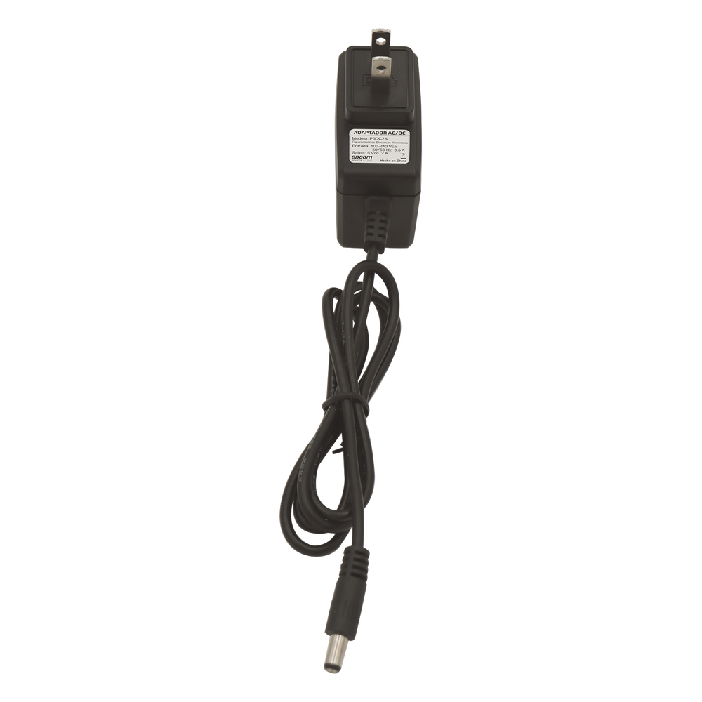 Fuente de Poder de 5 Vcc / 2 A / Voltaje de Entrada de 100-240 Vca