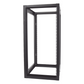 Rack Estándar 19" de 4 Postes, Acero, 24 Unidades, Profundidad Ajustable.
